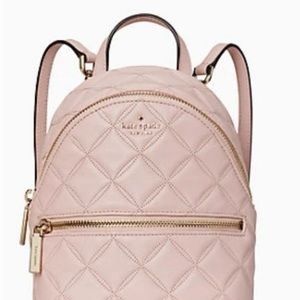 NWT KATE SPADE | Natalia mini convertible backpack smoke Rose